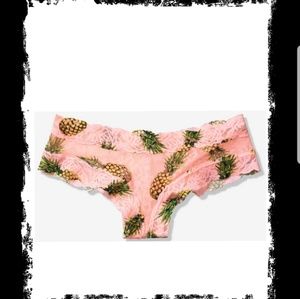 Pink by VS Lace Cheekster Panties